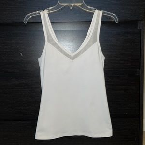 White Fabletics Tank